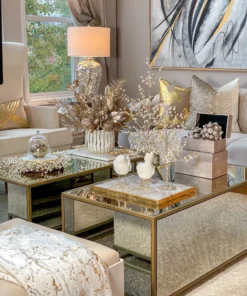 Inspire Me! Home Decor Gold Tree W/ Pearl