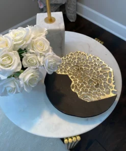 Inspire Me! Home Decor Black And Gold Decorative Plate