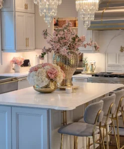 Inspire Me! Home Decor 35" Snow Sprinkled Cherry Blossom Stem Pink 12 Inspire Me! Home Decor 35