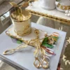 Inspire Me! Home Decor Gold Leaf Candle Bundle 2 Inspire Me! Home Decor Gold Leaf Candle Bundle