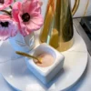 Inspire Me! Home Decor Marble Spice Bowl W/ Gold Spoon 1 Inspire Me! Home Decor Marble Spice Bowl W/ Gold Spoon