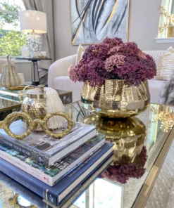 Inspire Me! Home Decor Wide Rimmed Gold Bowl (2 Sizes) 9 Inspire Me! Home Decor Wide Rimmed Gold Bowl (2 Sizes)