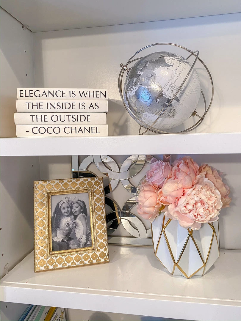 Inspire Me! Home Decor Silver Globe Office Decor 3 Inspire Me! Home Decor Silver Globe Office Decor