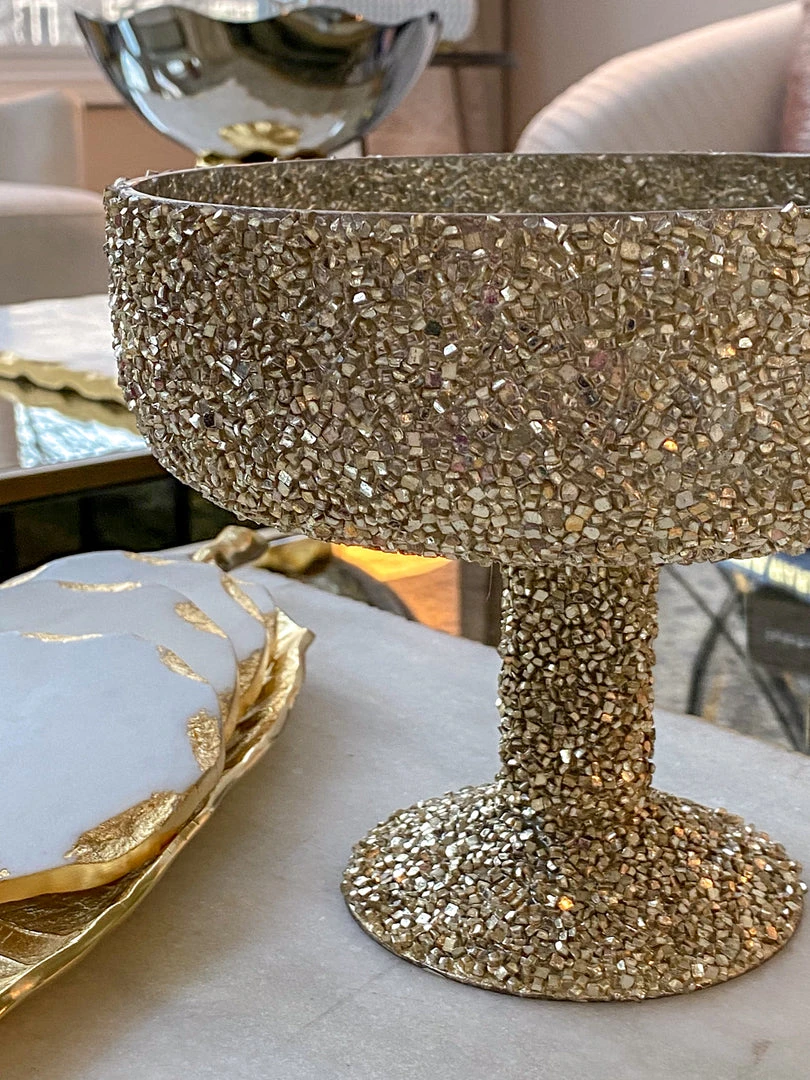 Inspire Me! Home Decor Large Jeweled Glass Decorative Bowl 10 Inspire Me! Home Decor Large Jeweled Glass Decorative Bowl