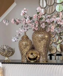 Inspire Me! Home Decor 35" Snow Sprinkled Cherry Blossom Stem Pink 11 Inspire Me! Home Decor 35