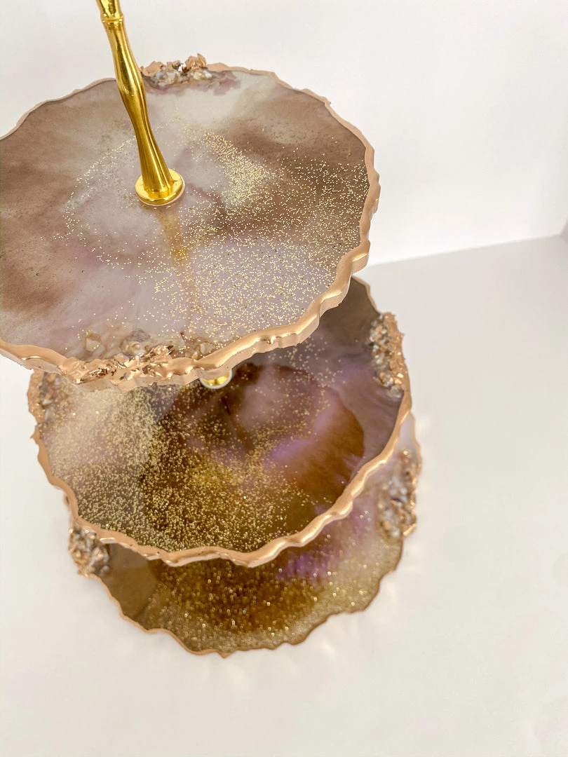 Inspire Me! Home Decor 3-Tiered Resin Cake Stand 6 Inspire Me! Home Decor 3-Tiered Resin Cake Stand