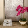 Inspire Me! Home Decor Silver Shimmer Wall Art 2 Inspire Me! Home Decor Silver Shimmer Wall Art