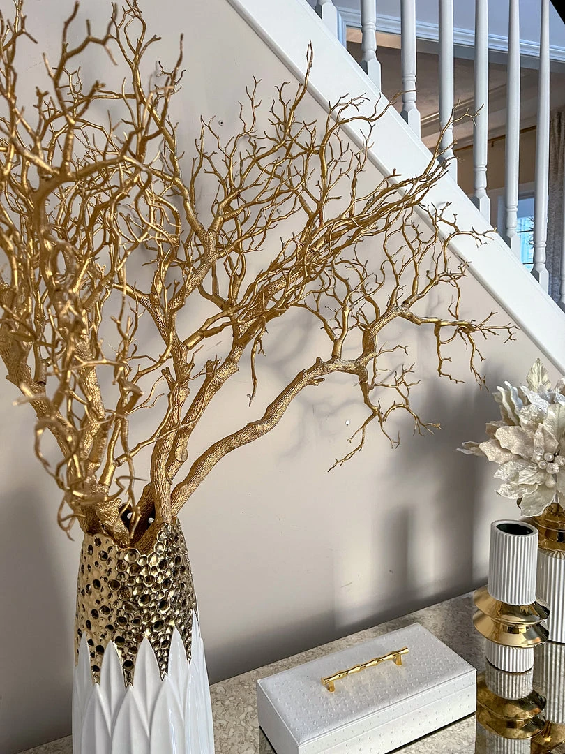 Inspire Me! Home Decor 37" Gold Metallic Manzanita Branch 5 Inspire Me! Home Decor 37" Gold Metallic Manzanita Branch