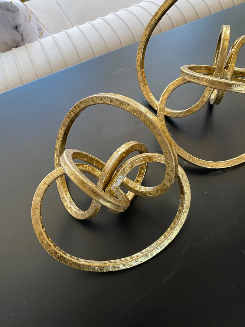 Inspire Me! Home Decor Gold Textured Abstract Sculpture (2 Sizes) 6 Inspire Me! Home Decor Gold Textured Abstract Sculpture (2 Sizes)