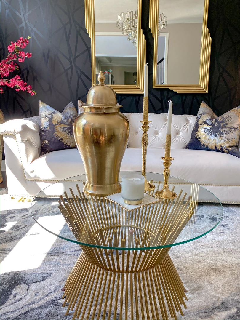 Inspire Me! Home Decor Gold Metal Ginger Jar 7 Inspire Me! Home Decor Gold Metal Ginger Jar