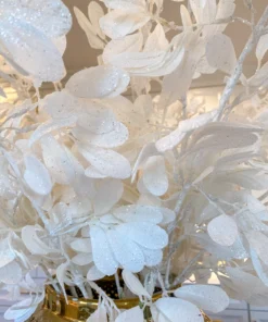 Inspire Me! Home Decor 45" Tall White Leaf Stem 9 Inspire Me! Home Decor 45