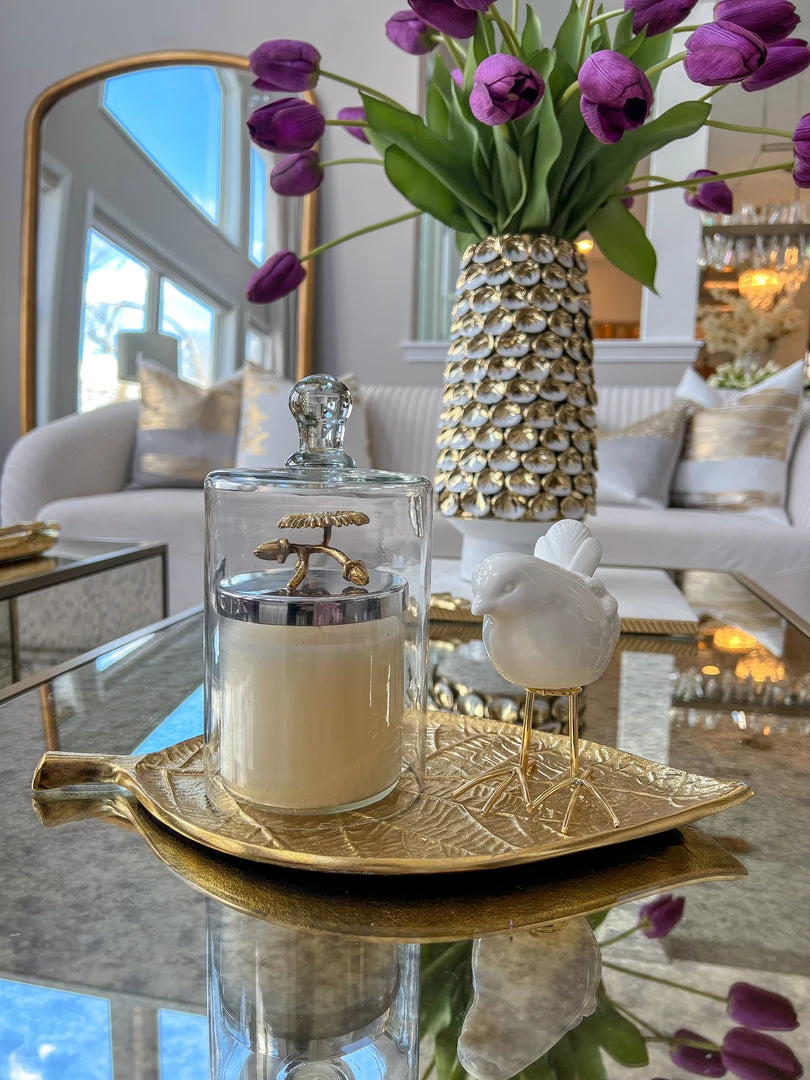 Inspire Me! Home Decor Metal Leaf Tray (2 Sizes) 8 Inspire Me! Home Decor Metal Leaf Tray (2 Sizes)