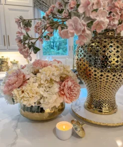 Inspire Me! Home Decor 27" White Snow Sprinkle Hydrangea Stem 23 Inspire Me! Home Decor 27