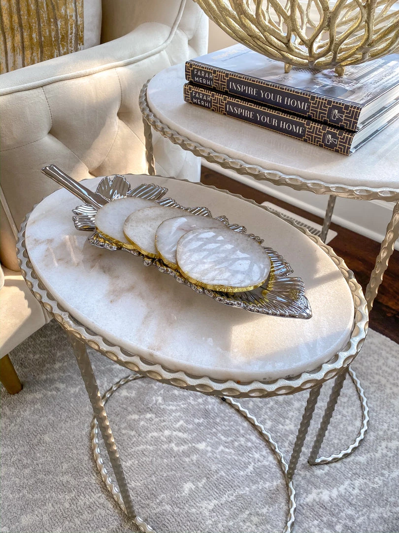 Inspire Me! Home Decor Feather Trays (2 Colors) 6 Inspire Me! Home Decor Feather Trays (2 Colors)