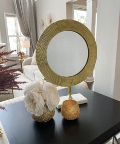 Inspire Me! Home Decor Gold Jeweled Votive (2 Sizes) 12 Inspire Me! Home Decor Gold Jeweled Votive (2 Sizes)