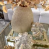 Inspire Me! Home Decor Ceramic Textured Metallic Vase ( Gold & Silver ) 1 Inspire Me! Home Decor Ceramic Textured Metallic Vase ( Gold & Silver )