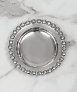 Inspire Me! Home Decor Beaded Round Decorative Plate (2 Colors) 21 Inspire Me! Home Decor Beaded Round Decorative Plate (2 Colors)