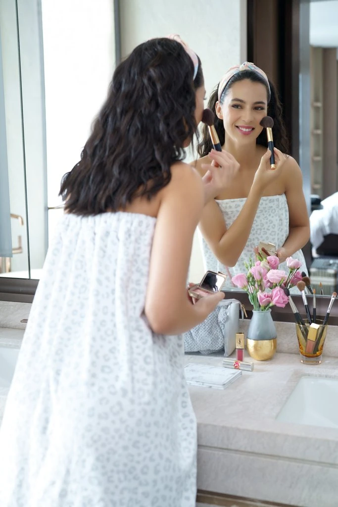 Inspire Me! Home Decor BATHROOM Grey Leopard Print Towel Wrap 6 Inspire Me! Home Decor BATHROOM Grey Leopard Print Towel Wrap